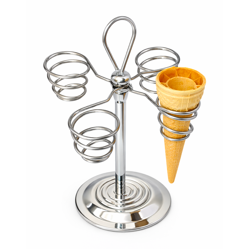 Appoggiaconi Inox - 4 coni