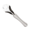 Spatola Professionale Gelato con Manico Ergonomico Bianco in PP e Acciaio Inox 18/10 - 6 pezzi