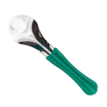 Spatola Professionale Gelato con Manico Ergonomico Verde in PP e Acciaio Inox 18/10 - 6 pezzi