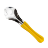 Spatola Professionale Gelato con Manico Ergonomico Giallo in PP e Acciaio Inox 18/10 - 6 pezzi
