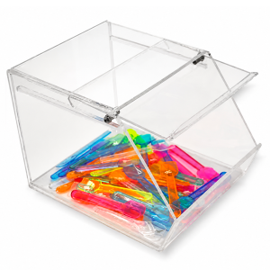 Portacucchiaini in Plexiglass con Sportellino
