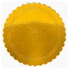 Vassoio Tondo Cappato Ø 20 cm Oro/Nero – Cartone da 5 kg
